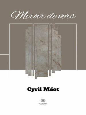 cover image of Miroir de vers